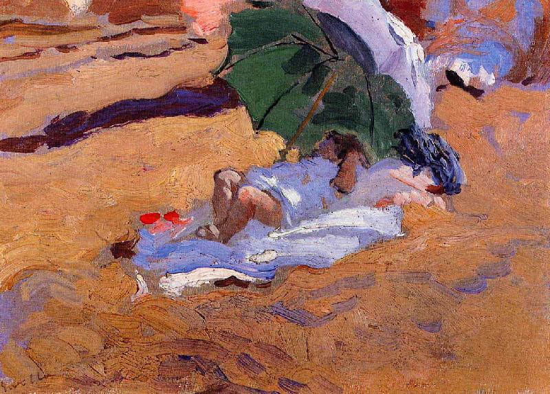 Joaquin Sorolla Childs Siesta china oil painting image